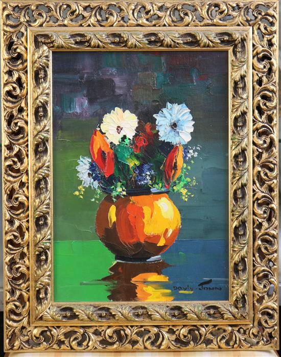 § Cecil Rochfort DOyly John (1906-1993) Still life of flowers in a vase 14 x 10in.